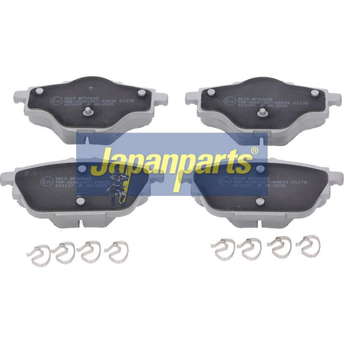 Japanparts Bremsbeläge PP-0019AF Japanparts Bremsbeläge PP-0019AF