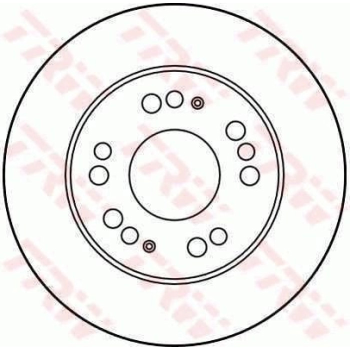 TRW Bremsscheibe DF2718 TRW Bremsscheibe DF2718