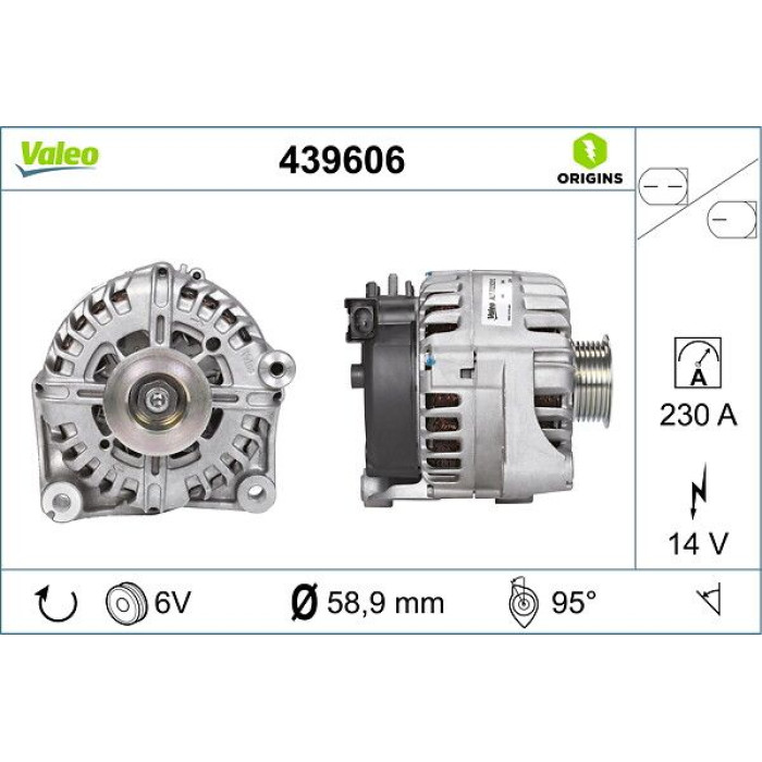 Valeo Lichtmaschine 439606 Valeo Lichtmaschine 439606