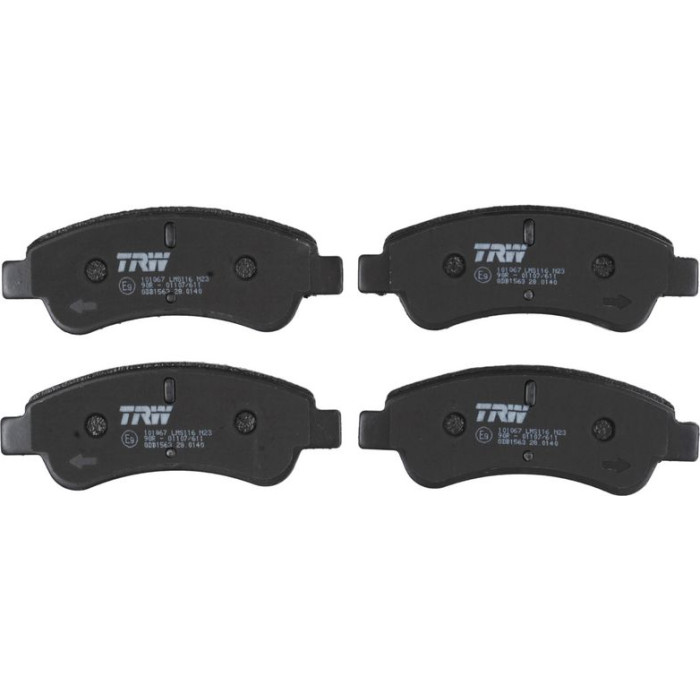 TRW Bremsbeläge Vorderachse GDB1563 TRW Bremsbeläge Vorderachse GDB1563