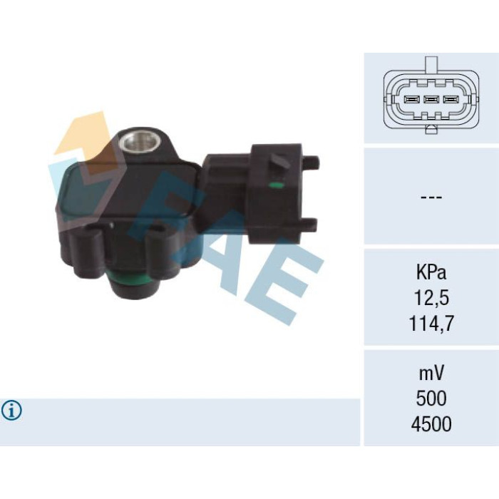 FAE Sensor, Saugrohrdruck 15177 FAE Sensor, Saugrohrdruck 15177