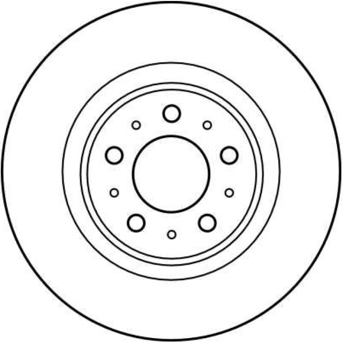 TRW Bremsscheibe Volvo S70/V70 DF4233 TRW Bremsscheibe Volvo S70/V70 DF4233
