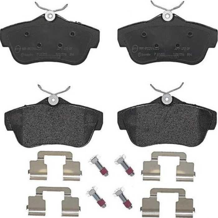 P 61 095 Brembo Prime Bremsbelagsatz Hinterachse – P 61 095 – 114 x 58 x 17 mm – Bremssystem Lucas – OE Nummer 1611839580 P 61 095 Brembo Prime Bremsbelagsatz Hinterachse – P 61 095 – 114 x 58 x 17 mm – Bremssystem Lucas – OE Nummer 1611839580