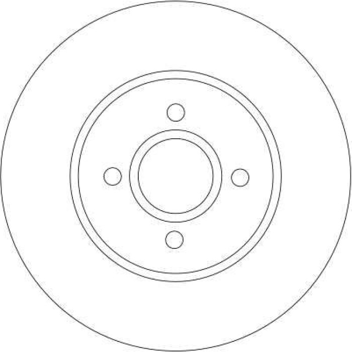 TRW Bremsscheibe FORD FOCUS DF4250 TRW Bremsscheibe FORD FOCUS DF4250