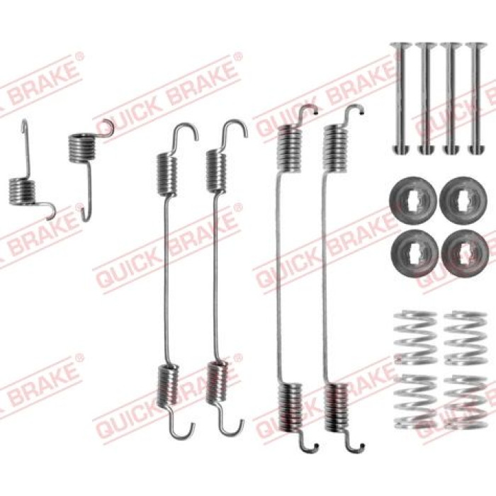 Quick Brake Zubehörsatz für Trommelbremsbacken 105-0021 Quick Brake Zubehörsatz für Trommelbremsbacken 105-0021