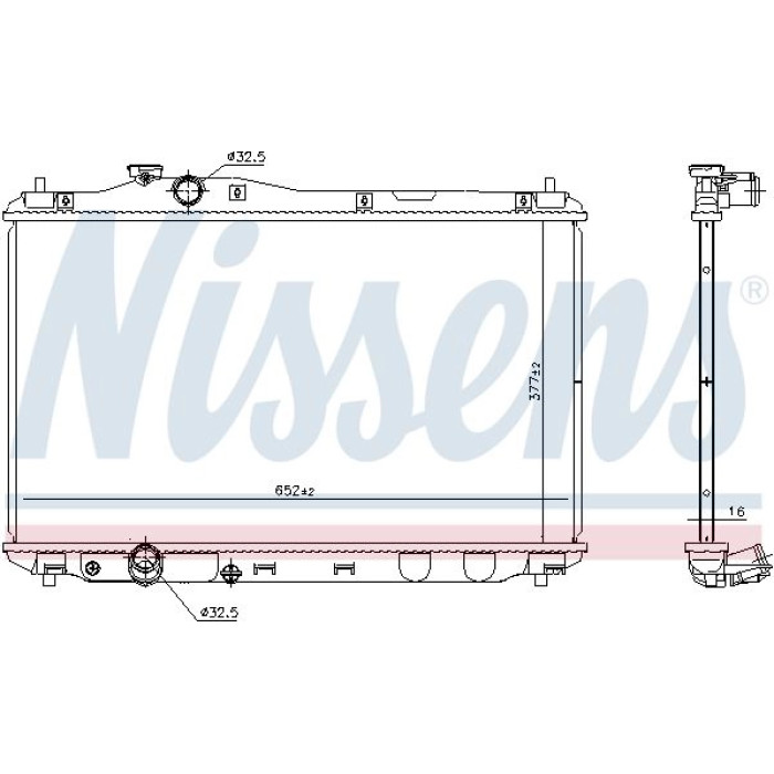 Nissens Wasserkühler PKW 681387 Nissens Wasserkühler PKW 681387
