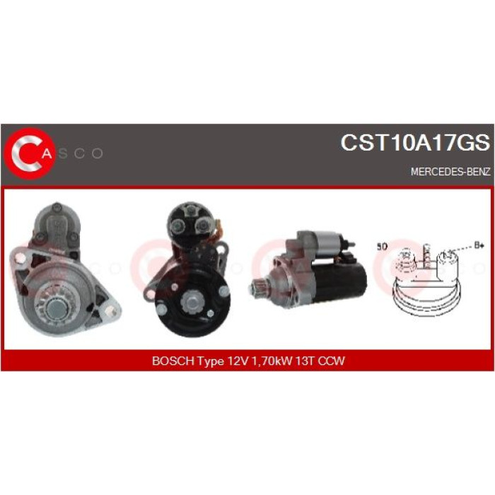 CASCO Anlasser CST10A17GS CASCO Anlasser CST10A17GS