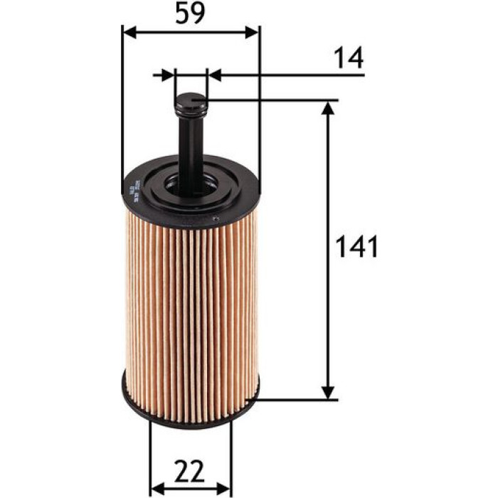 Valeo Ölfilter 586509 Valeo Ölfilter 586509