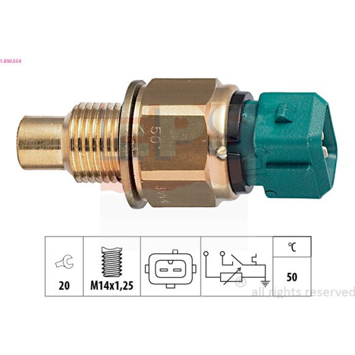 Kühlmitteltemperatur-Sensor 1.830.554 Kühlmitteltemperatur-Sensor 1.830.554