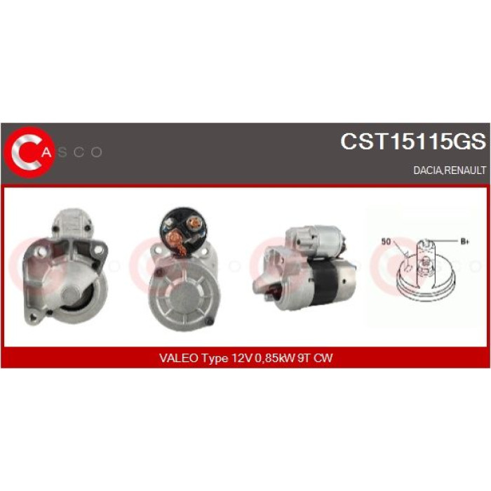 CASCO Anlasser CST15115GS CASCO Anlasser CST15115GS