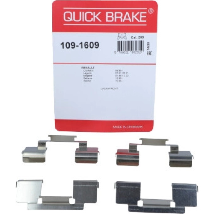 Quick Brake Montagesatz für Bremsbeläge 109-1609 Quick Brake Montagesatz für Bremsbeläge 109-1609
