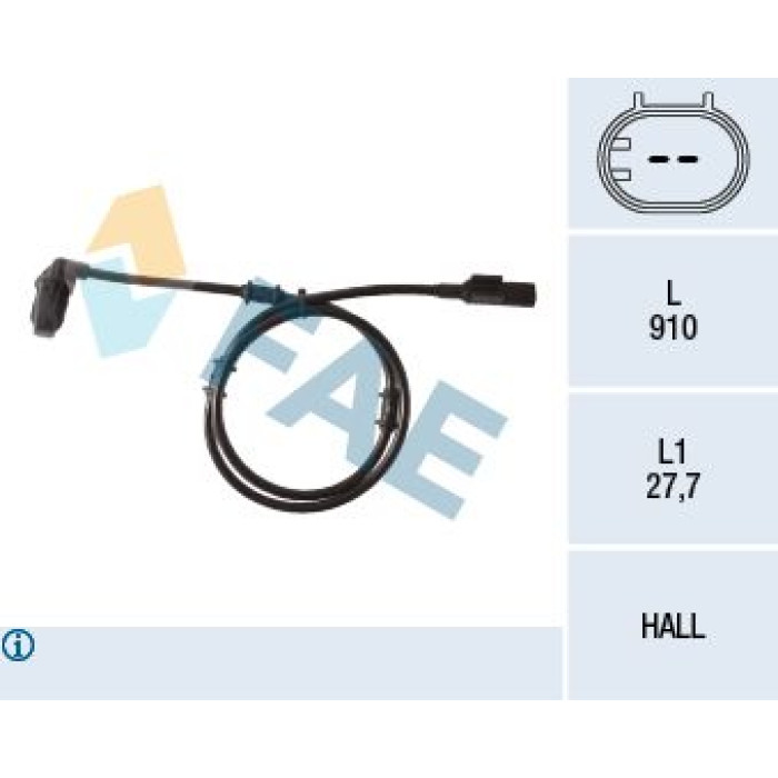 FAE Sensor, Raddrehzahl 78133 FAE Sensor, Raddrehzahl 78133