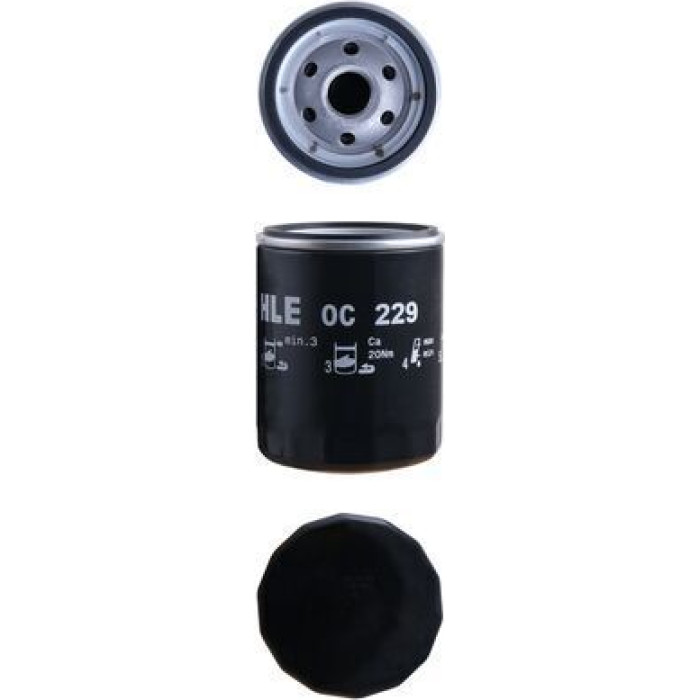 OC 229 MAHLE Ölfilter OC 229, Anschraubfilter, Höhe 101 mm – u. a. für Porsche 911 (993), 911 Cabriolet (993), 911 Targa (993) – OE Nummer 99310720300 - l OC 229 MAHLE Ölfilter OC 229, Anschraubfilter, Höhe 101 mm – u. a. für Porsche 911 (993), 911 Cabriolet (993), 911 Targa (993) – OE Nummer 99310720300 - l