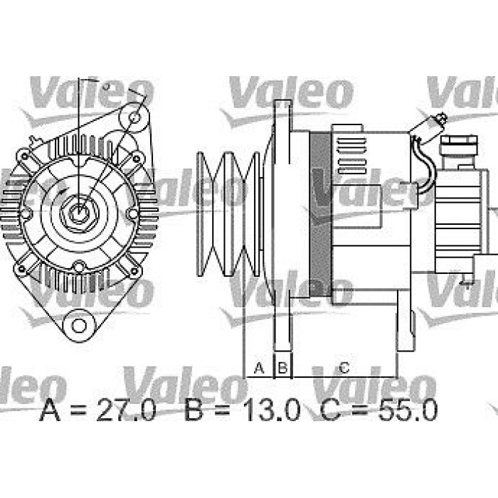 Valeo Lichtmaschine 437147 Valeo Lichtmaschine 437147