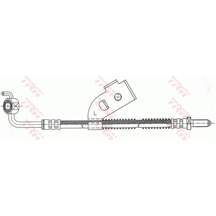 TRW Bremsschlauch PHD341 TRW Bremsschlauch PHD341