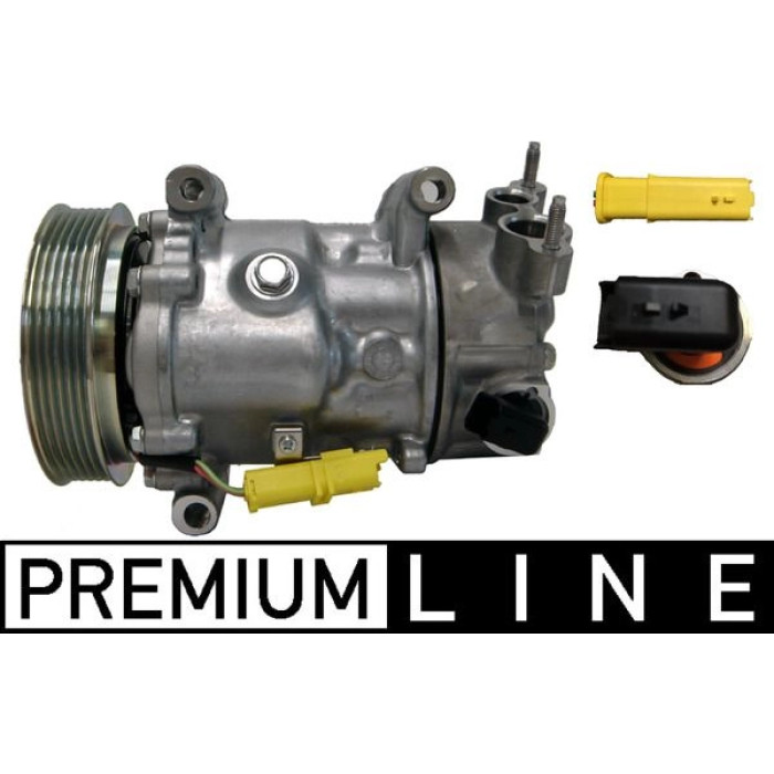 ACP 596 000P MAHLE Klimakompressor 596 000P, 12 V, SD6C12, R1234yf/R134a – u. a. für Peugeot 207 (WA_, WC_), Partner Kasten/Großraumlimousine, Tepee – OE Nummer 648709 - l ACP 596 000P MAHLE Klimakompressor 596 000P, 12 V, SD6C12, R1234yf/R134a – u. a. für Peugeot 207 (WA_, WC_), Partner Kasten/Großraumlimousine, Tepee – OE Nummer 648709 - l