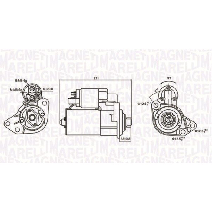 Magneti Marelli Anlasser 063721062010