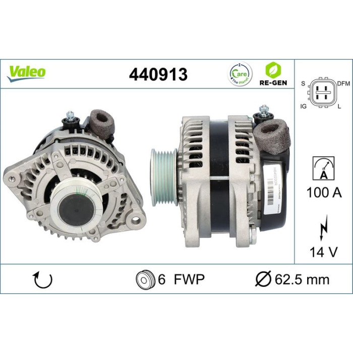 Valeo Lichtmaschine 440913 Valeo Lichtmaschine 440913