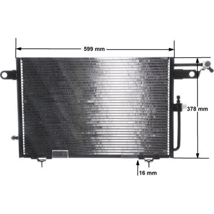 Kondensator, Klimaanlage AC 155 000S Kondensator, Klimaanlage AC 155 000S
