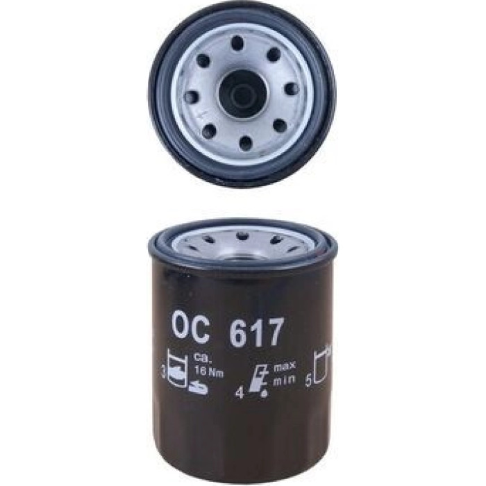 OC 617 MAHLE Ölfilter OC 617, Anschraubfilter, Höhe 85,6 mm – u. a. für Honda Civic IV Stufenheck (ED, EF), IV Hatchback (EC, ED, EE, EF), VI Fastback (MA, MB) – OE Nummer 04154PR3E00 - l OC 617 MAHLE Ölfilter OC 617, Anschraubfilter, Höhe 85,6 mm – u. a. für Honda Civic IV Stufenheck (ED, EF), IV Hatchback (EC, ED, EE, EF), VI Fastback (MA, MB) – OE Nummer 04154PR3E00 - l