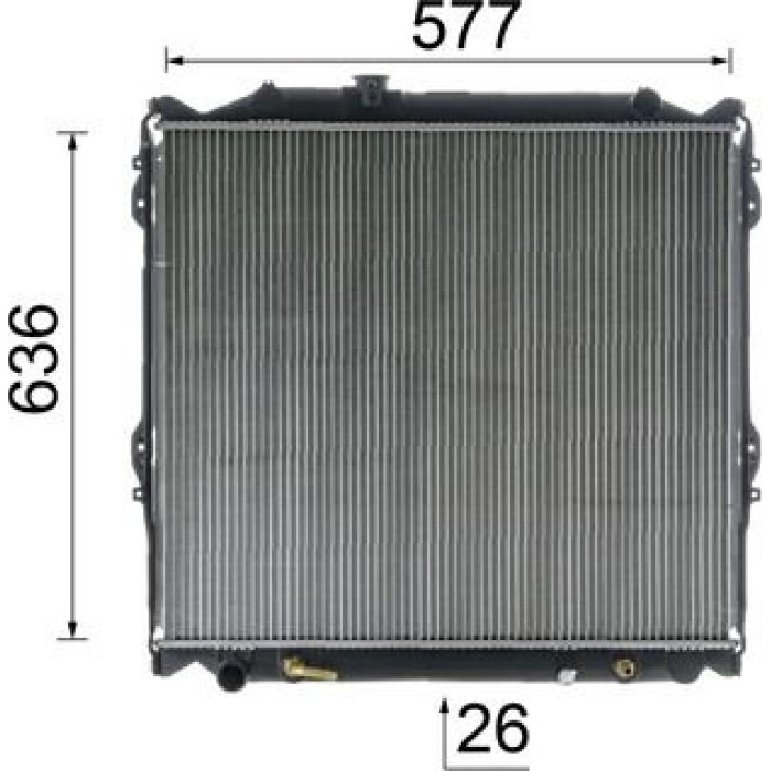 MAHLE Kühler, Motorkühlung CR 1528 000S