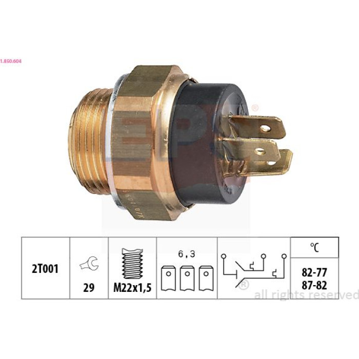 EPS Temperaturschalter 1.850.604 EPS Temperaturschalter 1.850.604