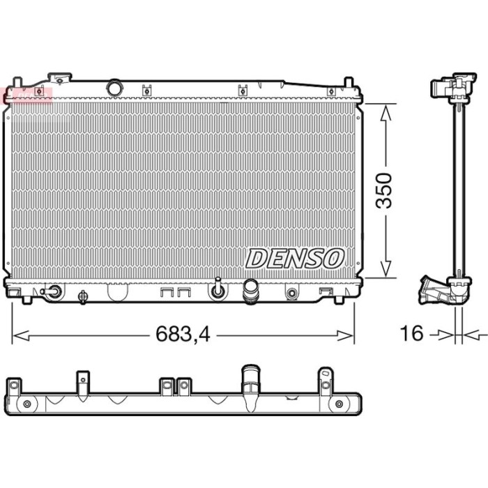 Denso Motorkühler DRM40053