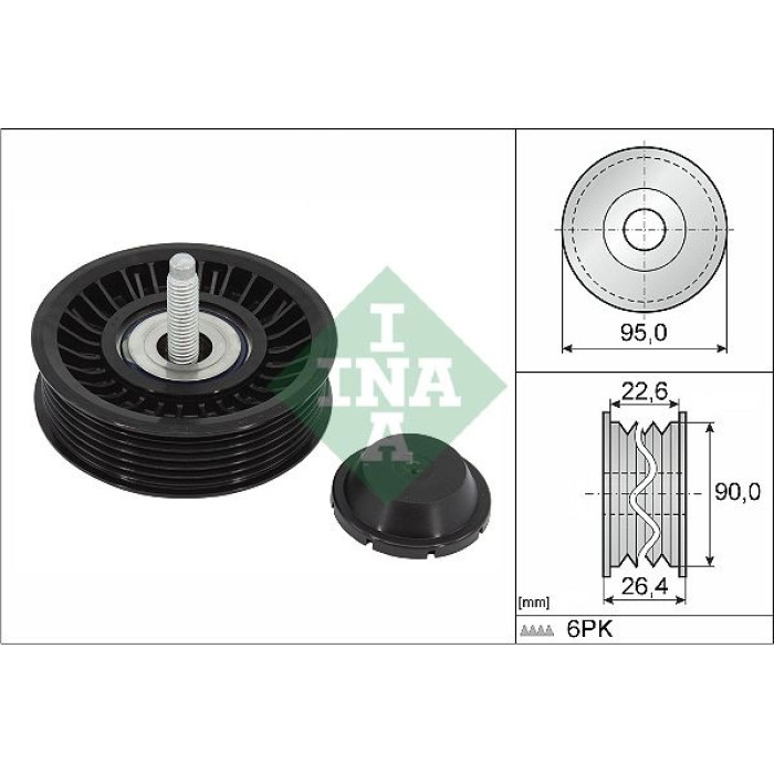 Umlenk-/Führungsrolle, Keilrippenriemen 532 0891 10 Umlenk-/Führungsrolle, Keilrippenriemen 532 0891 10
