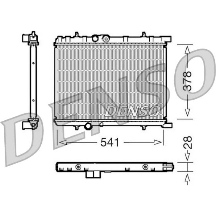 Denso Motorkühler DRM21032 Denso Motorkühler DRM21032