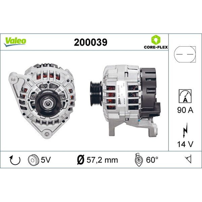 Valeo Lichtmaschine 200039