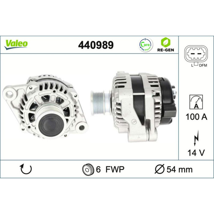 Valeo Lichtmaschine 440989