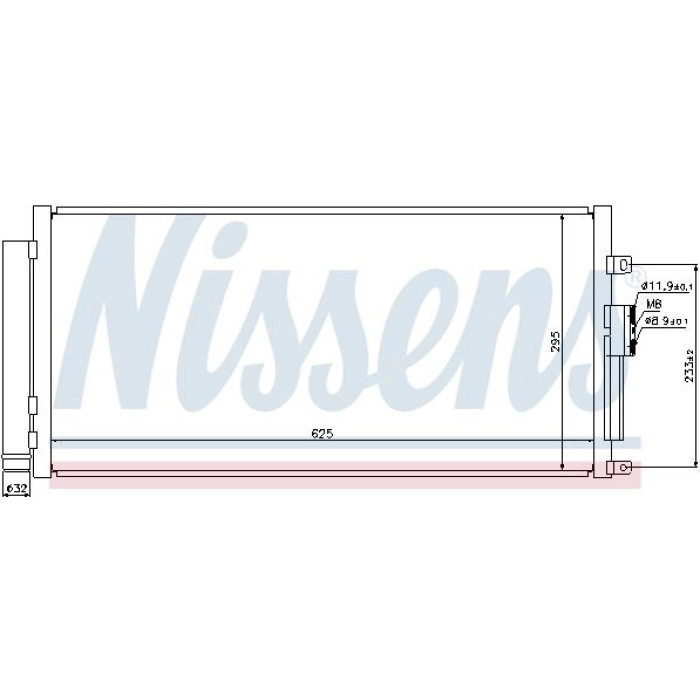 Nissens Klimakondensator PKW 940291 Nissens Klimakondensator PKW 940291