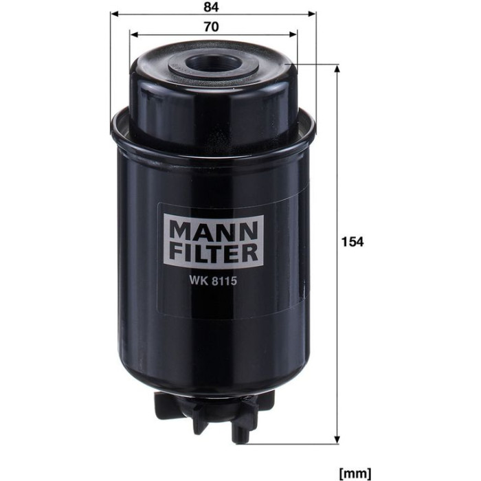 MANN-FILTER Kraftstofffilter LKW WK 8115 MANN-FILTER Kraftstofffilter LKW WK 8115