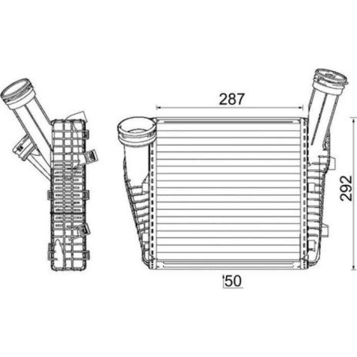 CI 142 000P MAHLE Ladeluftkühler CI 142 000P, Netz 287 x 292 x 50 mm – u. a. für VW Touareg (7P5, 7P6), VW (7LA, 7L6, 7L7), Audi Q7 (4LB) – OE Nummer 7L6145804 - l CI 142 000P MAHLE Ladeluftkühler CI 142 000P, Netz 287 x 292 x 50 mm – u. a. für VW Touareg (7P5, 7P6), VW (7LA, 7L6, 7L7), Audi Q7 (4LB) – OE Nummer 7L6145804 - l