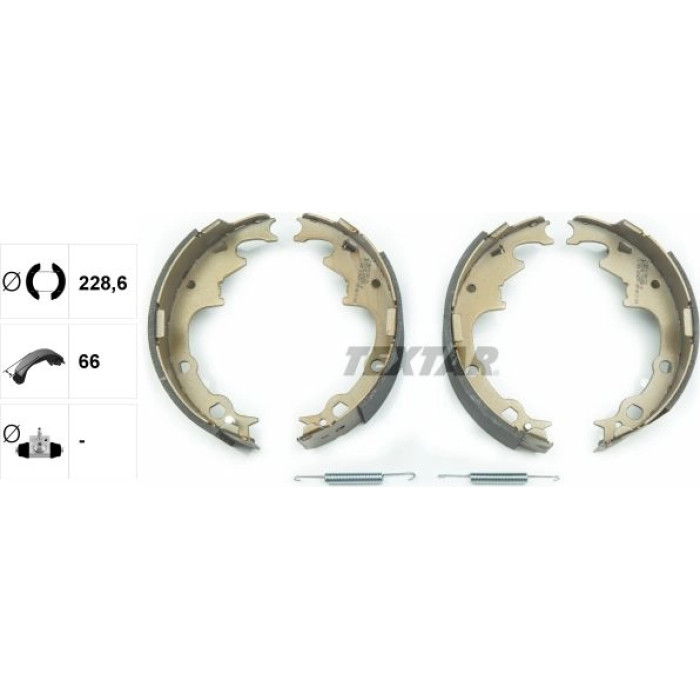 Textar Bremsbackensatz 91056500