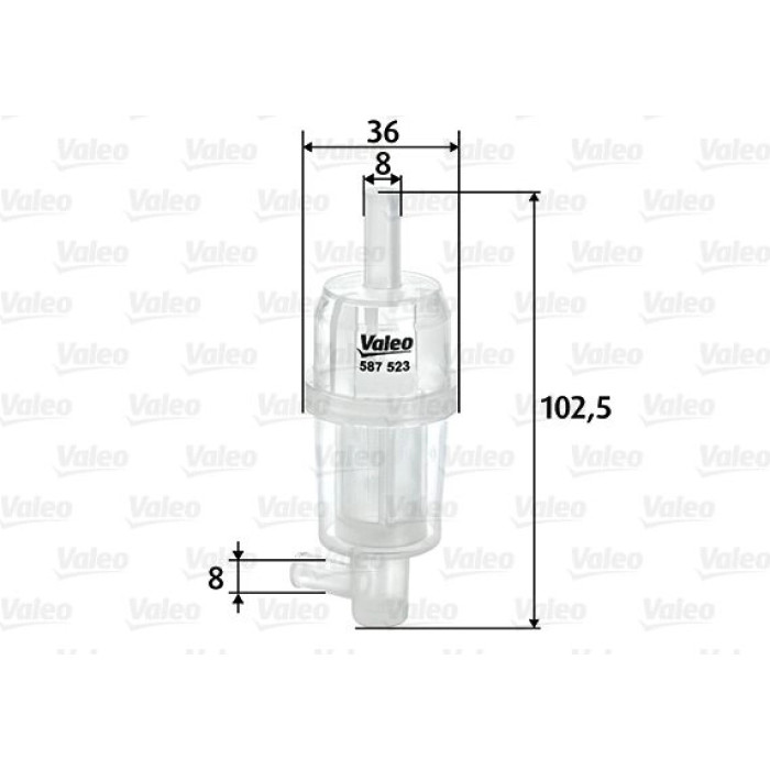 587523 Valeo Kraftstofffilter 587523 587523 Valeo Kraftstofffilter 587523