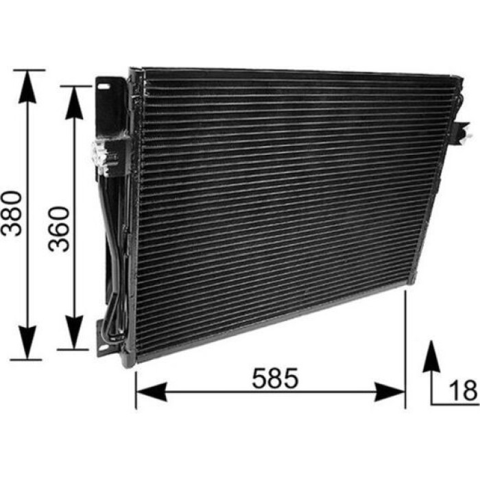MAHLE Kondensator, Klimaanlage AC 173 000P MAHLE Kondensator, Klimaanlage AC 173 000P