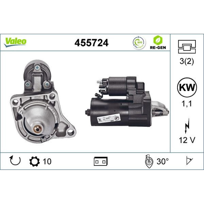 Valeo Anlasser 455724 Valeo Anlasser 455724