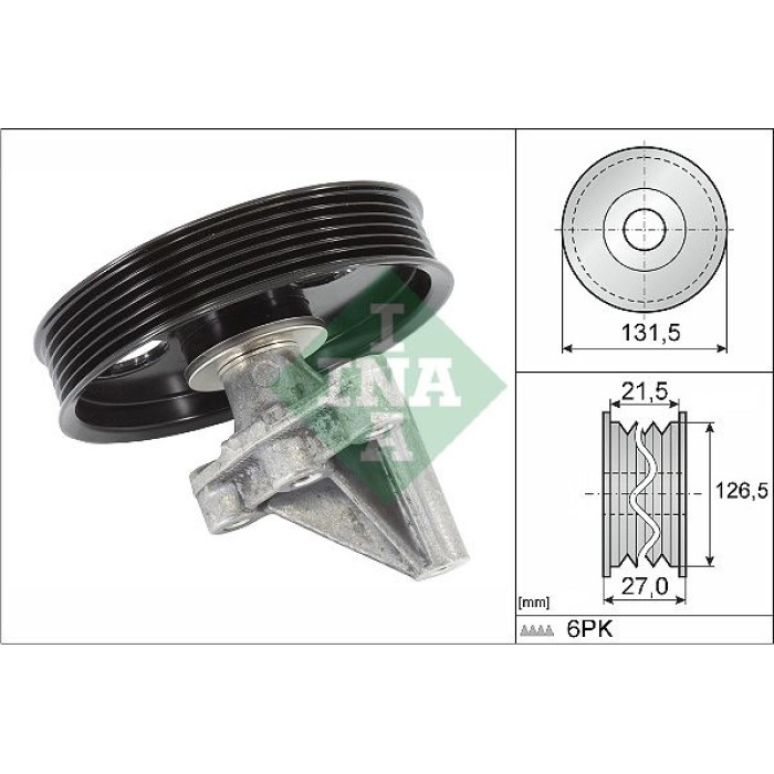 Umlenk-/Führungsrolle, Keilrippenriemen 532 0354 10 Umlenk-/Führungsrolle, Keilrippenriemen 532 0354 10