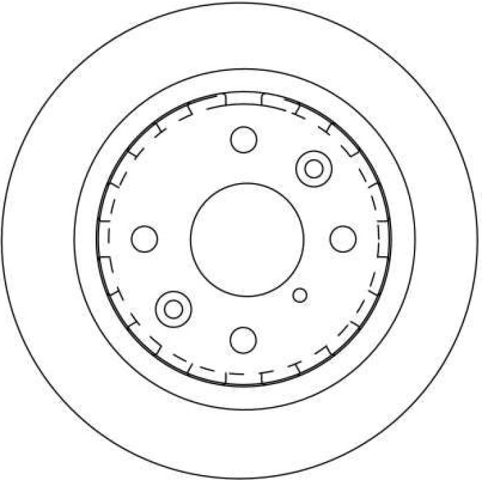 TRW Bremsscheibe DF4173 TRW Bremsscheibe DF4173