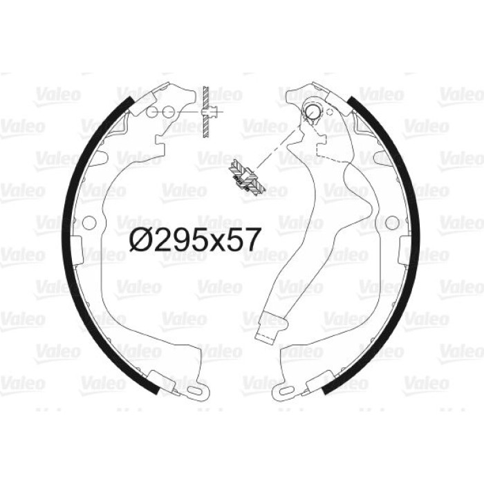 Valeo Bremsbacken 564148 Valeo Bremsbacken 564148