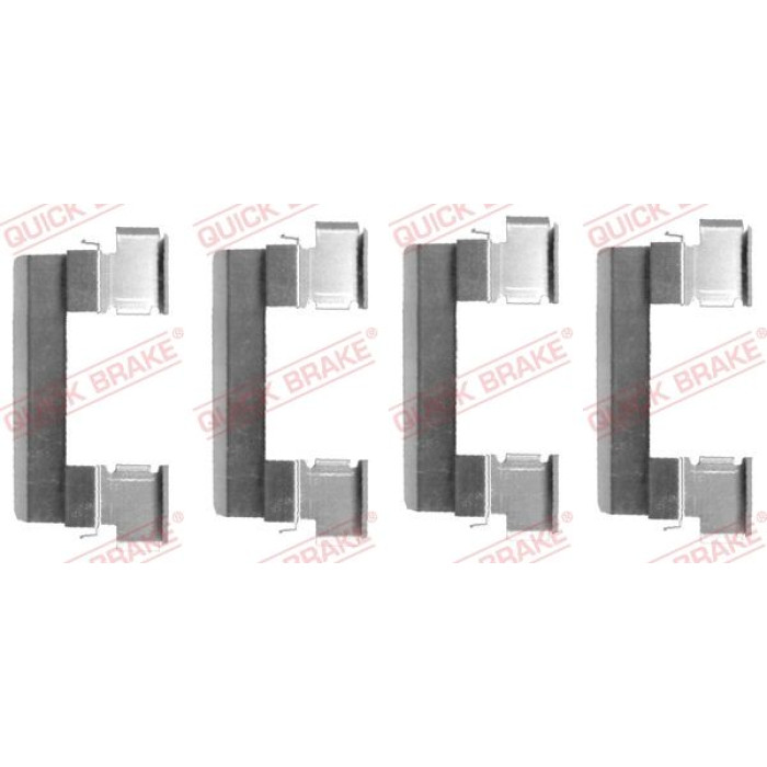 Quick Brake Montagesatz für Bremsbeläge 109-1655 Quick Brake Montagesatz für Bremsbeläge 109-1655