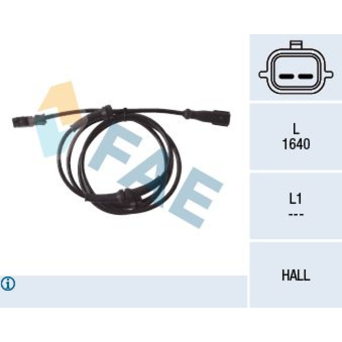 FAE Sensor, Raddrehzahl 78122 FAE Sensor, Raddrehzahl 78122