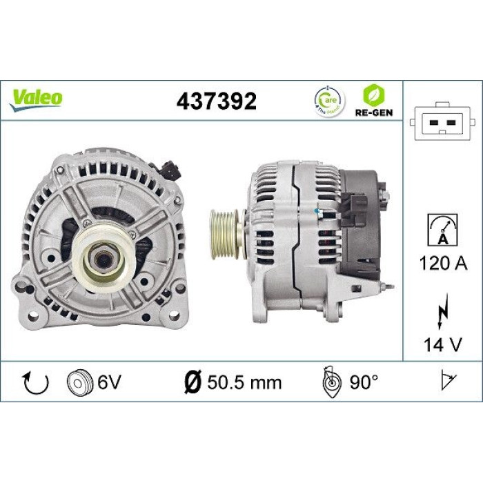 Valeo Lichtmaschine 437392 Valeo Lichtmaschine 437392