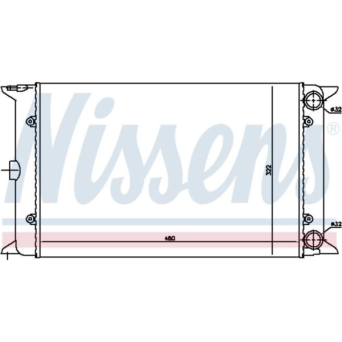 Nissens Wasserkühler PKW 65030 Nissens Wasserkühler PKW 65030