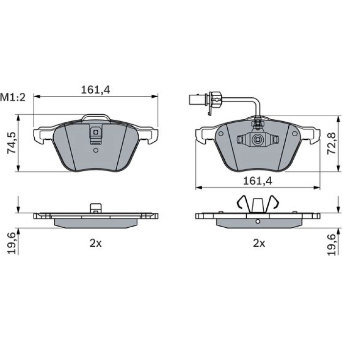 0 986 494 035 Bosch Bremsbelagsatz 0 986 494 035 0 986 494 035 Bosch Bremsbelagsatz 0 986 494 035