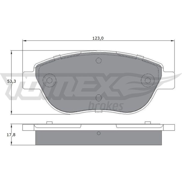 TX 12-483 TOMEX brakes Bremsbelagsatz, Scheibenbremse TX 12-483 TX 12-483 TOMEX brakes Bremsbelagsatz, Scheibenbremse TX 12-483