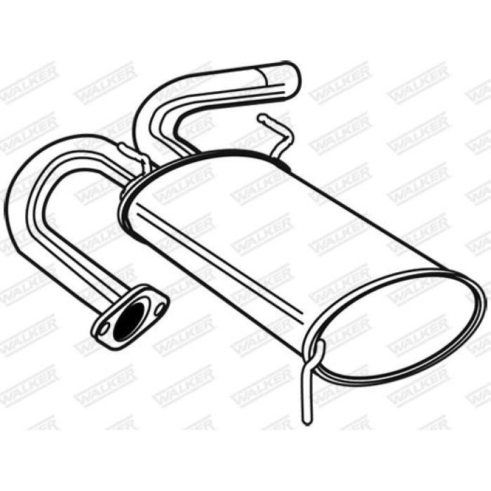 Walker Endschalldämpfer 22991 Walker Endschalldämpfer 22991