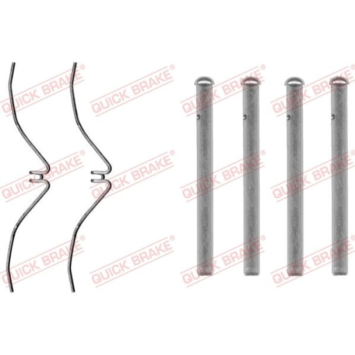 Quick Brake Montagesatz für Bremsbeläge 109-1061 Quick Brake Montagesatz für Bremsbeläge 109-1061