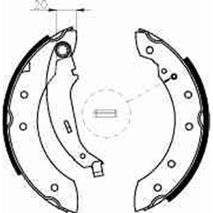TRW Bremsbacken GS8534 TRW Bremsbacken GS8534